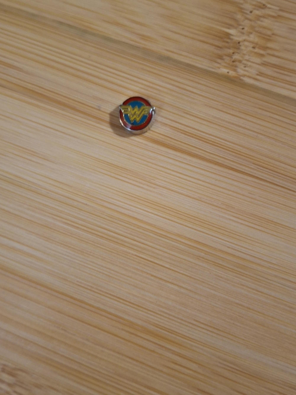 Wonder Woman Enamel Pin - Red, Blue & Yellow